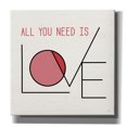 thumbnail image 1 of Epic Graffiti 'Love Letters I' by Jess Aiken, Canvas Wall Art, 12"x12", 1 of 8