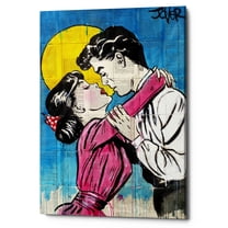 Epic Graffiti 'Love Moon Pop' by Loui Jover, Canvas Wall Art, 40"x60'