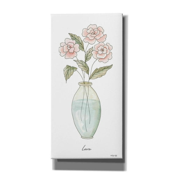 Epic Graffiti 'Love' by Cindy Jacobs, Canvas Wall Art, 12"x24"