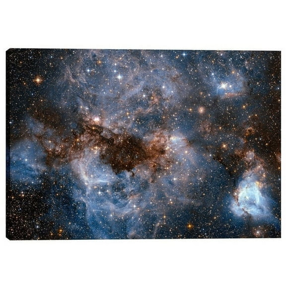 Epic Graffiti  "Maelstrom Cloud" Hubble Space Telescope Giclee Canvas Wall Art 26" x 40"