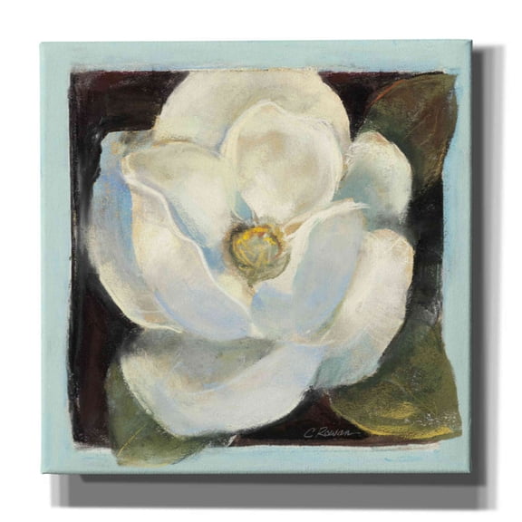 Epic Graffiti 'Magnolia II' by Carol Rowan, Giclee Canvas Wall Art, 18"x18"