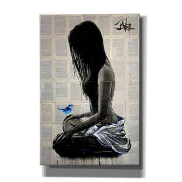 Epic Graffiti 'Maiden Hope' by Loui Jover, Canvas Wall Art, 12"x18"