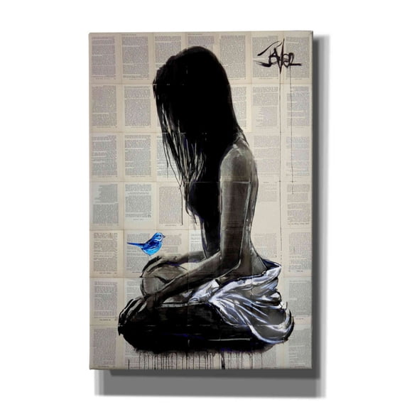 Epic Graffiti 'Maiden Hope' by Loui Jover, Canvas Wall Art, 40"x60"