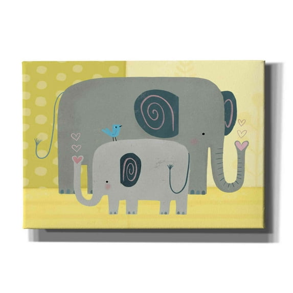 Epic Graffiti 'Mama and Me Collection A' by Victoria Borges Canvas Wall Art, 18"x16"