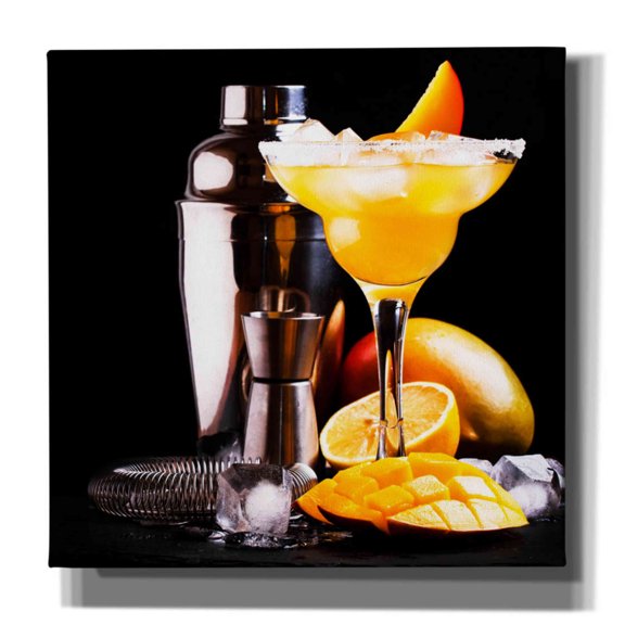 Epic Graffiti 'Mango Daquiri' by Epic Portfolio, Canvas Wall Art, 26"x26"