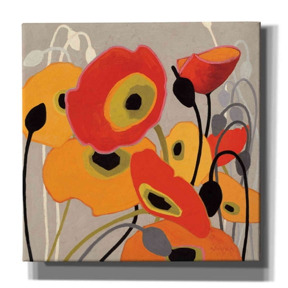 Epic Graffiti 'Mango Tango I' by Shirley Novak, Canvas Wall Art, 12"x12"
