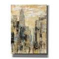 thumbnail image 1 of Epic Graffiti 'Manhattan Gray and Gold I' by Silvia Vassileva, Canvas Wall Art, 40"x54", 1 of 8