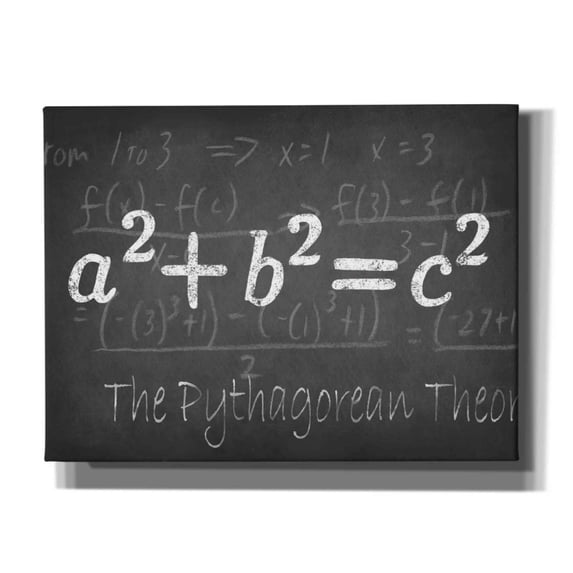 Epic Graffiti "Mathematical Elements IV" by Ethan Harper, Canvas Wall Art, 16"x12"