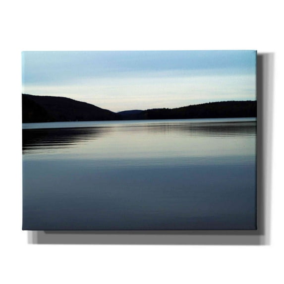 Epic Graffiti 'Meech Lake water and hills' by Clive Branson, Canvas Wall Art, 34"x26"
