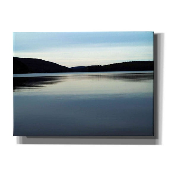 Epic Graffiti 'Meech Lake water and hills' by Clive Branson, Canvas Wall Art, 54"x40"