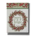 thumbnail image 1 of Epic Graffiti 'Merry & Bright Wreath Design' by Cindy Jacobs, Canvas Wall Art, 40"x54", 1 of 2