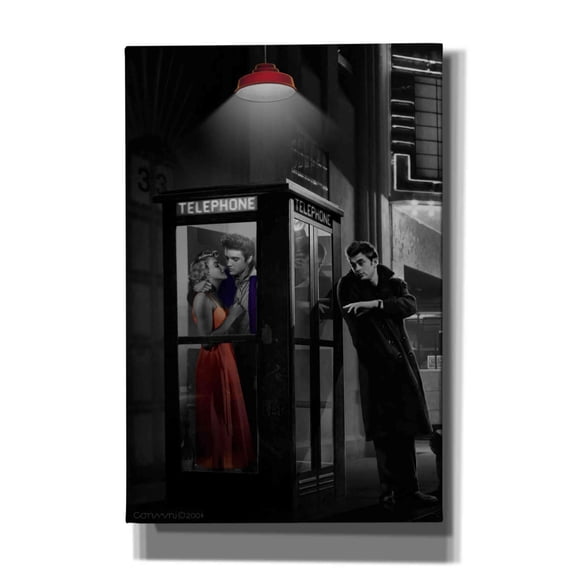 Epic Graffiti 'Midnight Matinee BW' by Chris Consani, Canvas Wall Art, 40"x60"