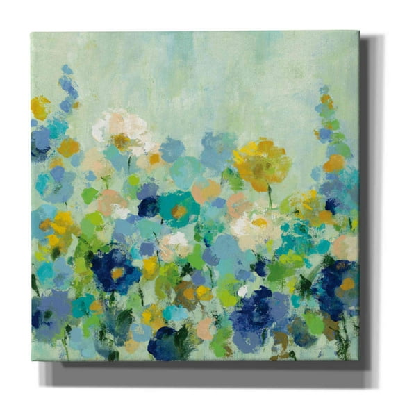 Epic Graffiti 'Midsummer Garden' by Silvia Vassileva, Canvas Wall Art, 26"x26"