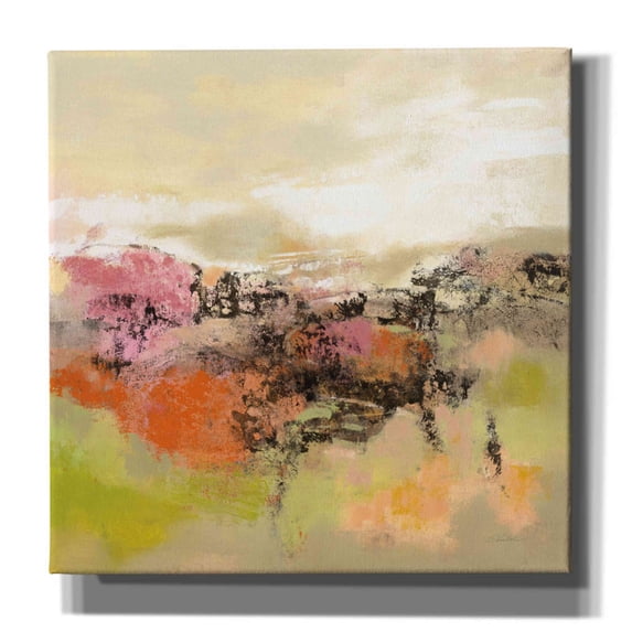Epic Graffiti 'Midsummer Meadow Path' by Silvia Vassileva, Canvas Wall Art, 26"x26"
