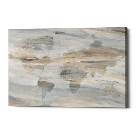 Epic Graffiti 'Misty World' by Albena Hristova, Canvas Wall Art, 16"x12"