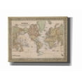 thumbnail image 1 of Epic Graffiti 'Mitchell's World Map' by Mitchell Canvas Wall Art, 34"x26", 1 of 3