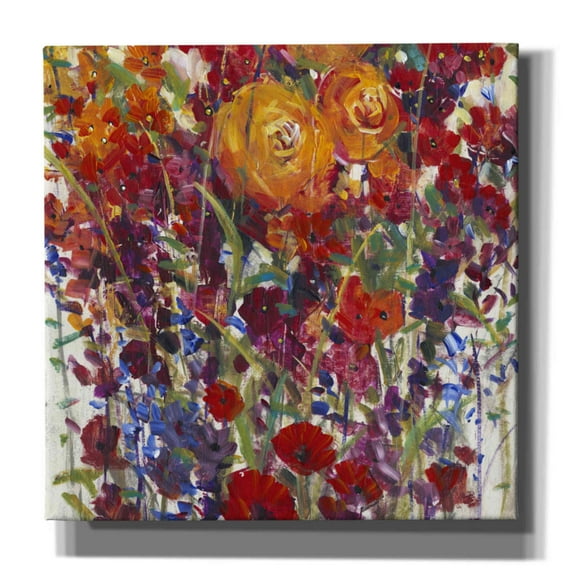Epic Graffiti 'Mixed Bouquet III' by Tim O'Toole, Canvas Wall Art, 18"x18"