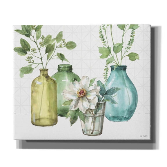 Epic Graffiti 'Mixed Greens LXI' by Lisa Audit, Canvas Wall Art, 24"x20"