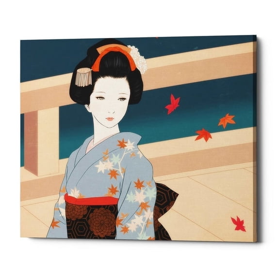Epic Graffiti "Momiji" by Sai Tamiya, Giclee Canvas Wall Art 20" x 24"