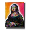 thumbnail image 1 of Epic Graffiti 'Mona Lisa Peaking' by Dean Russo, Canvas Wall Art, 26"x34", 1 of 8