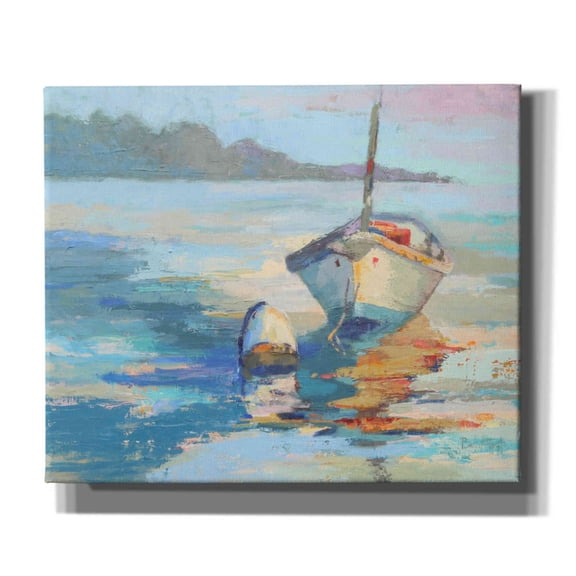 Epic Graffiti 'Monhegan Island Taxi' by Beth Forst, Giclee Canvas Wall Art, 24"x20"