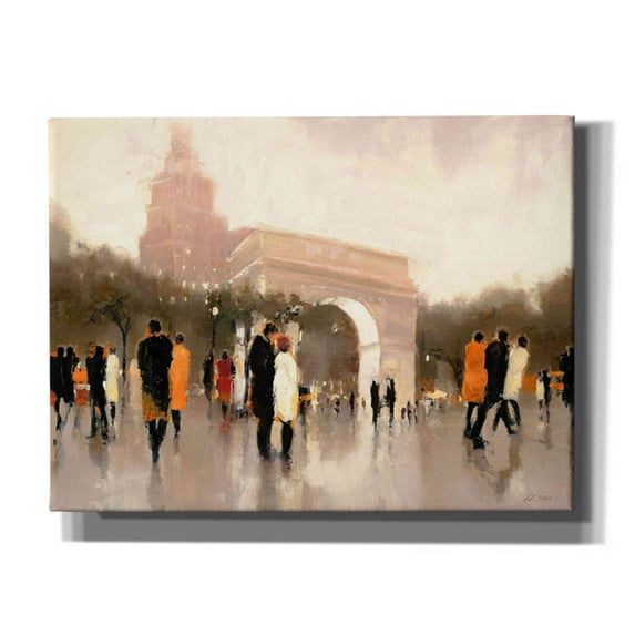 Epic Graffiti 'Monumental Day' by Lorraine Christie, Giclee Canvas Wall Art, 16"x12"