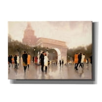 Epic Graffiti  'Monumental Day'  by Lorraine Christie, Giclee Canvas Wall Art, 26"x18"