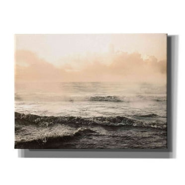 Epic Graffiti'Moody Ocean' by Susan Ball, Giclee Canvas Wall Art, 16"x12"