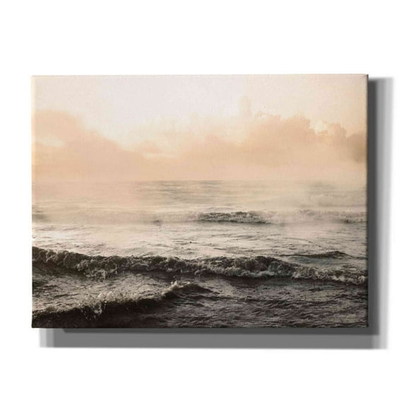 Epic Graffiti'Moody Ocean' by Susan Ball, Giclee Canvas Wall Art, 16"x12"