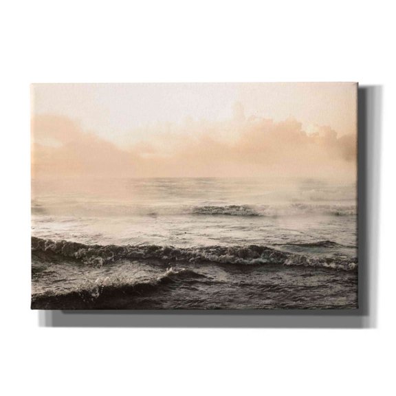 Epic Graffiti'Moody Ocean' by Susan Ball, Giclee Canvas Wall Art, 26"x18"
