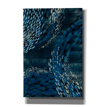 Epic Graffiti 'Moon Tide I' by Grace Popp Canvas Wall Art, 26"x40"