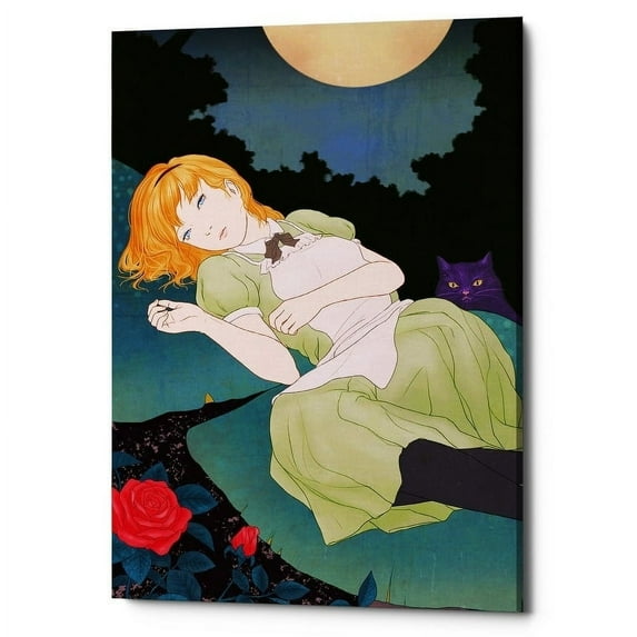 Epic Graffiti "Moonlight" by Sai Tamiya, Giclee Canvas Wall Art 12" x 18"