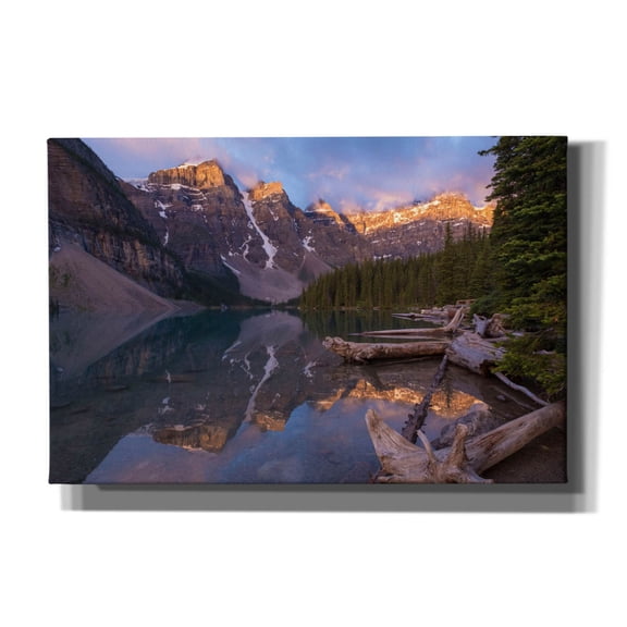 Epic Graffiti 'Moraine Lake 1' by Joe Reimer Photography, Canvas Wall Art, 18"x12"