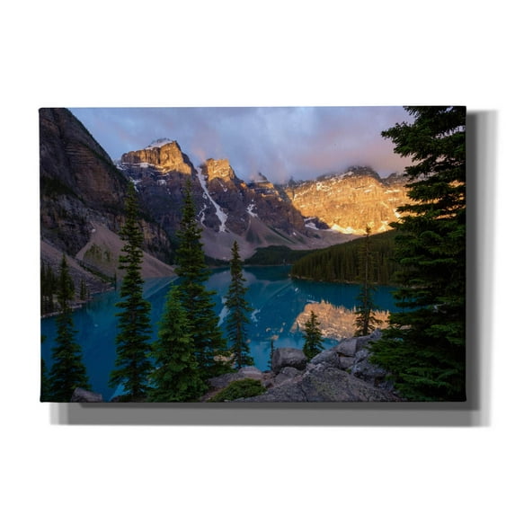 Epic Graffiti 'Moraine Lake 2' by Joe Reimer Photography, Canvas Wall Art, 26"x18"