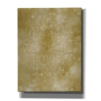 Epic Graffiti 'Most Wonderful Time of the Year' by Susan Ball, Giclee Canvas Wall Art, 26"x34"