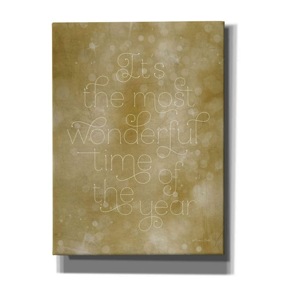 Epic Graffiti 'Most Wonderful Time of the Year' by Susan Ball, Giclee Canvas Wall Art, 40"x54"