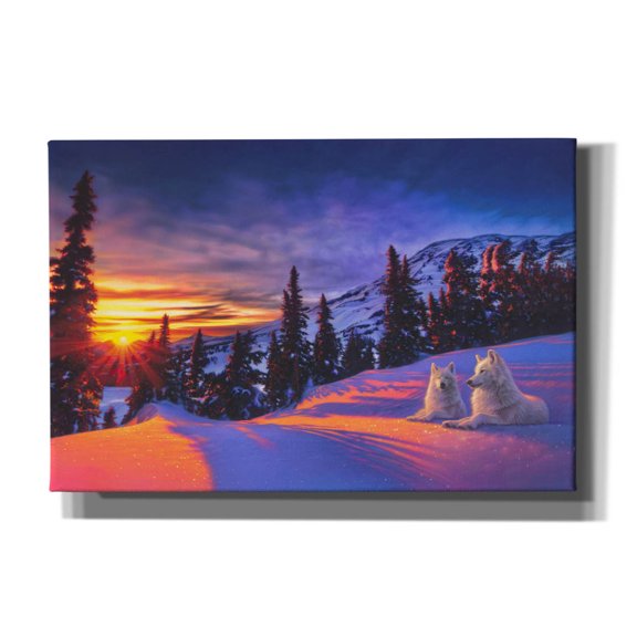 Epic Graffiti 'Mountain Splendor' by Kirk Reinert, Canvas Wall Art, 60"x40"