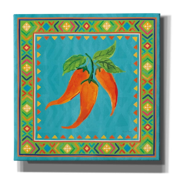 Epic Graffiti 'Mucho Caliente 3' by Farida Zaman Canvas Wall Art, 12" x 12"