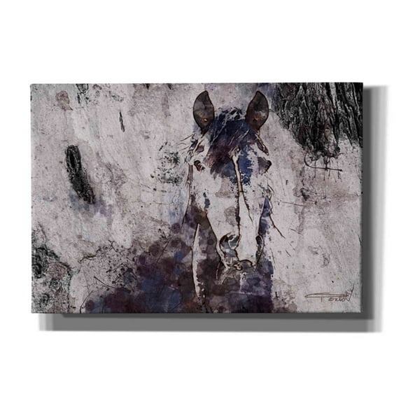 Epic Graffiti 'Mustang Horse 22' by Irena Orlov, Canvas Wall Art, 26"x18"