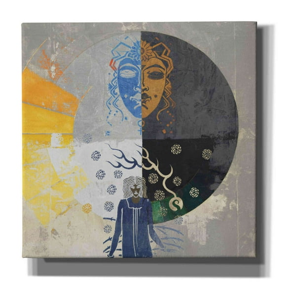 Epic Graffiti 'My Great Soul' by Elena Ray, Canvas Wall Art, 12"x12"