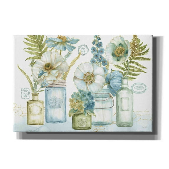 Epic Graffiti 'My Greenhouse Bouquet I' by Lisa Audit, Canvas Wall Art, 26"x18"