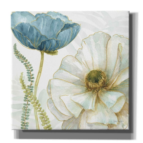 Epic Graffiti 'My Greenhouse Flowers III' by Lisa Audit, Canvas Wall Art, 12"x12"
