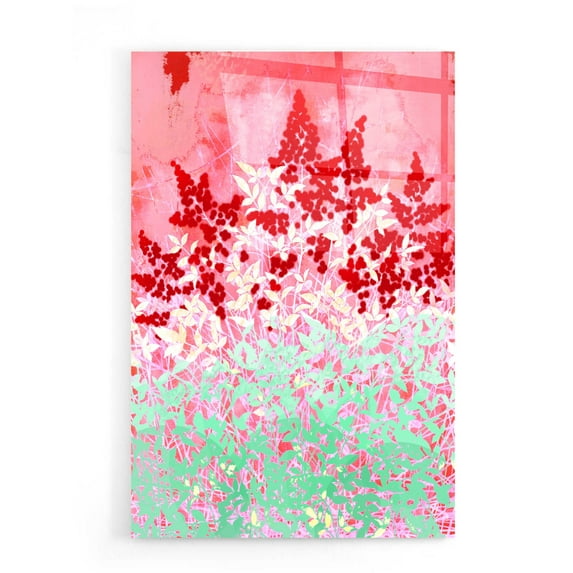 Epic Graffiti 'Nandina Domestica' by Zigen Tanabe, Acrylic Glass Wall Art, 16"x24"