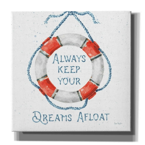 Epic Graffiti 'Nautical Life VI' by Lisa Audit, Canvas Wall Art, 12"x12"