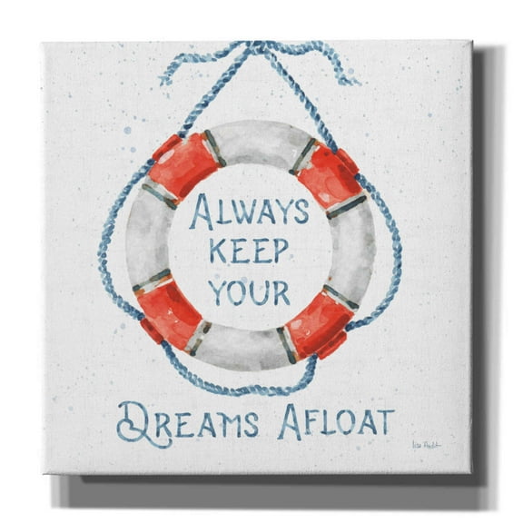 Epic Graffiti 'Nautical Life VI' by Lisa Audit, Canvas Wall Art, 18"x18"