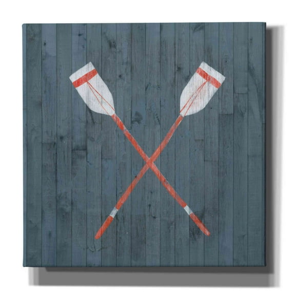 Epic Graffiti 'Nautical Plank II' by Grace Popp, Canvas Wall Art, 37"x37"