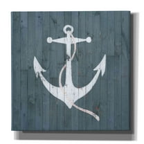 Epic Graffiti 'Nautical Plank IV' by Grace Popp, Canvas Wall Art, 26"x26"