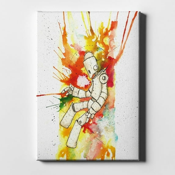 Epic Graffiti "Nebula Bot" by Craig Snodgrass, Giclee Canvas Wall 18"x26"