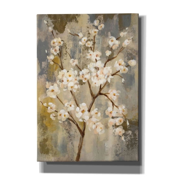Epic Graffiti 'Neutral Branches I' by Silvia Vassileva, Canvas Wall Art, 18"x26"