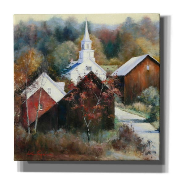 Epic Graffiti 'New England Veterans' by Esther Engelman, Giclee Canvas Wall Art, 26"x26"